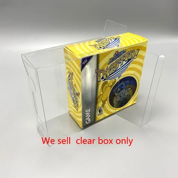Висококачествена защитна кутия За домашни любимци, За GBA WarioWare Усукана версия за САЩ и ЕС пластмасова прозрачна са подбрани Витрина