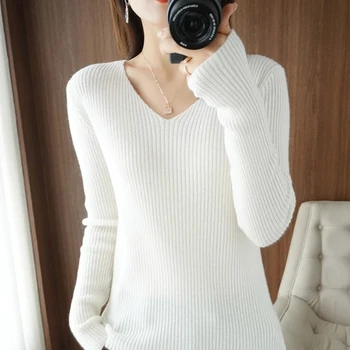 Suéter holgado informal Cuello de medio alto para mujer, Jersey de manga farol de color sólido, a la moda, otoño e invierno, 202