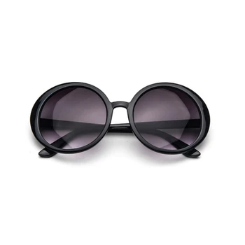 Годината На Реколтата, Овални, Кръгли Слънчеви Очила Дамски Маркови Дизайнерски Слънчеви Очила, Дамски, Мъжки Черен С Бели Огледални Очила Oculos De Sol