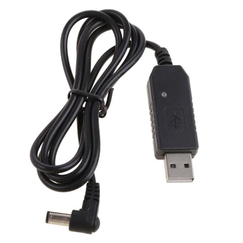 USB кабел за Зареждане на радиостанции BaoFeng UV-5R със Зарядно Устройство, USB Boost Line-Широка Съвместимост Аксесоари за Кабелна радио
