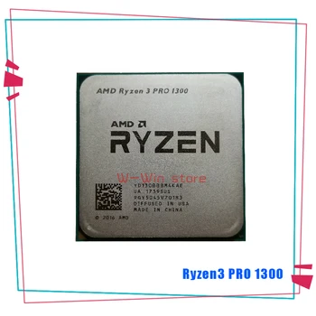 AMD Ryzen 3 PRO 1300 R3 PRO 1300 3,1 Ghz Четириядрен четырехпоточный процесор YD130BBBM4KAE Гнездо AM4 също се продава R5 1500X 1600