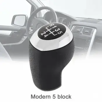 Дръжка Гандбола ръчно превключване на предавките на автомобила хром ABS 5-степенна скоростна кутия здрава Ръка за Hyundai Accent Solaris 2011-2014