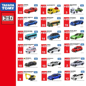 Takara Томи Tomica № 1-№ 39 Автомобили Hot Pop 1:64 Детски играчки за Кола Molded под налягане, Метални модел