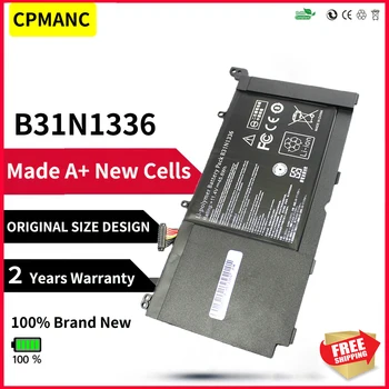 CPMANC Батерия за лаптоп ASUS VivoBook A551L S551 S551L S551LN R533L K551LN K551L серия A42-S551 B31N1336 11,4 V, 48WH