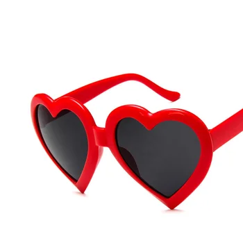 Дамски Слънчеви очила с Високо Качество във Формата на Сърце, Реколта Сладък Модни Улични Дамски Слънчеви Очила, Красиви Прости Очила UV400