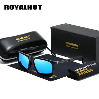 RoyalHot Еластична АлюминиевоМагниевая Дограма за Мъжки И Дамски Поляризирани Очила За Шофиране Очила Нюанси Oculos masculino Мъжки 900154