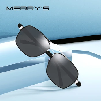 MERRYS DESIGN Мъжки Класически HD Поляризация Слънчеви Очила За Шофиране Луксозни Нюанси TR90 Краката UV400 Защита S8501